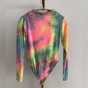 Women’s Multicolor Tie-Dye Bodysuit